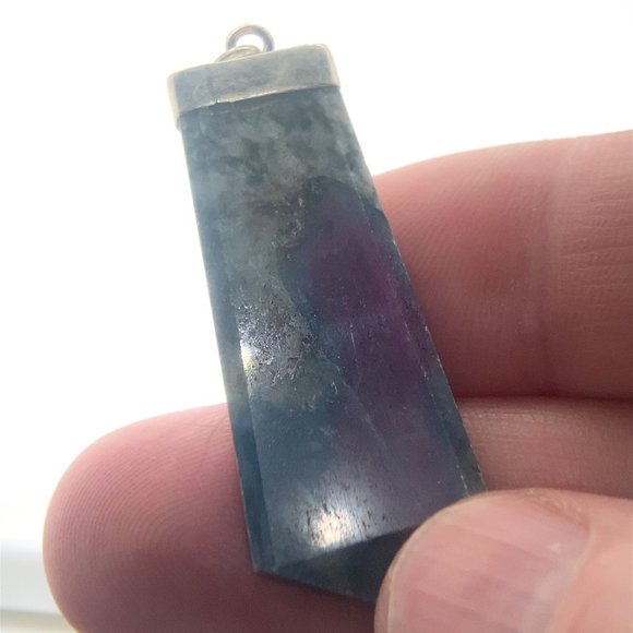 Ruby In Zoisite 37.10ct Solid 925 Sterling Silver Pendant - Picture 1 of 6